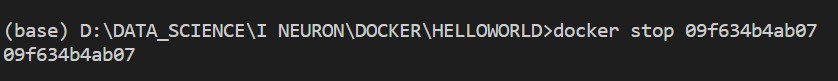 9 docker stop