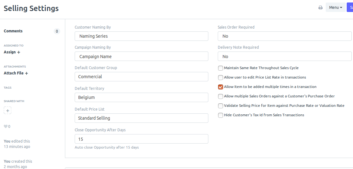 Default values in Customer quick enty are not correct · Issue #10130 ...