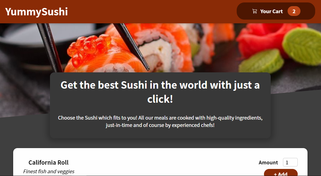 GitHub - Yarin96/YummySushi: React.js app for a Sushi restaurant.