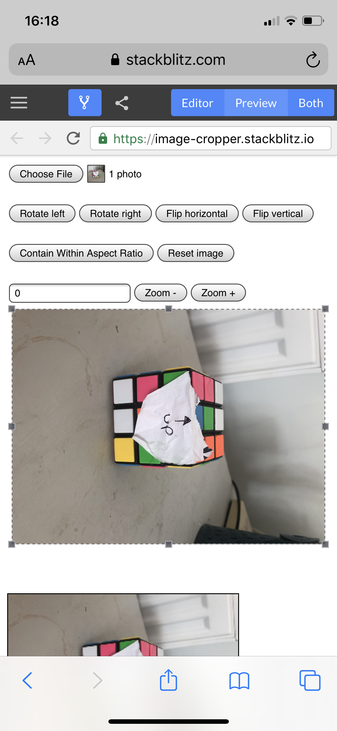 Portrait Images Rotated On Ios 13 4 Issue 306 Mawi137 Ngx Image Cropper Github