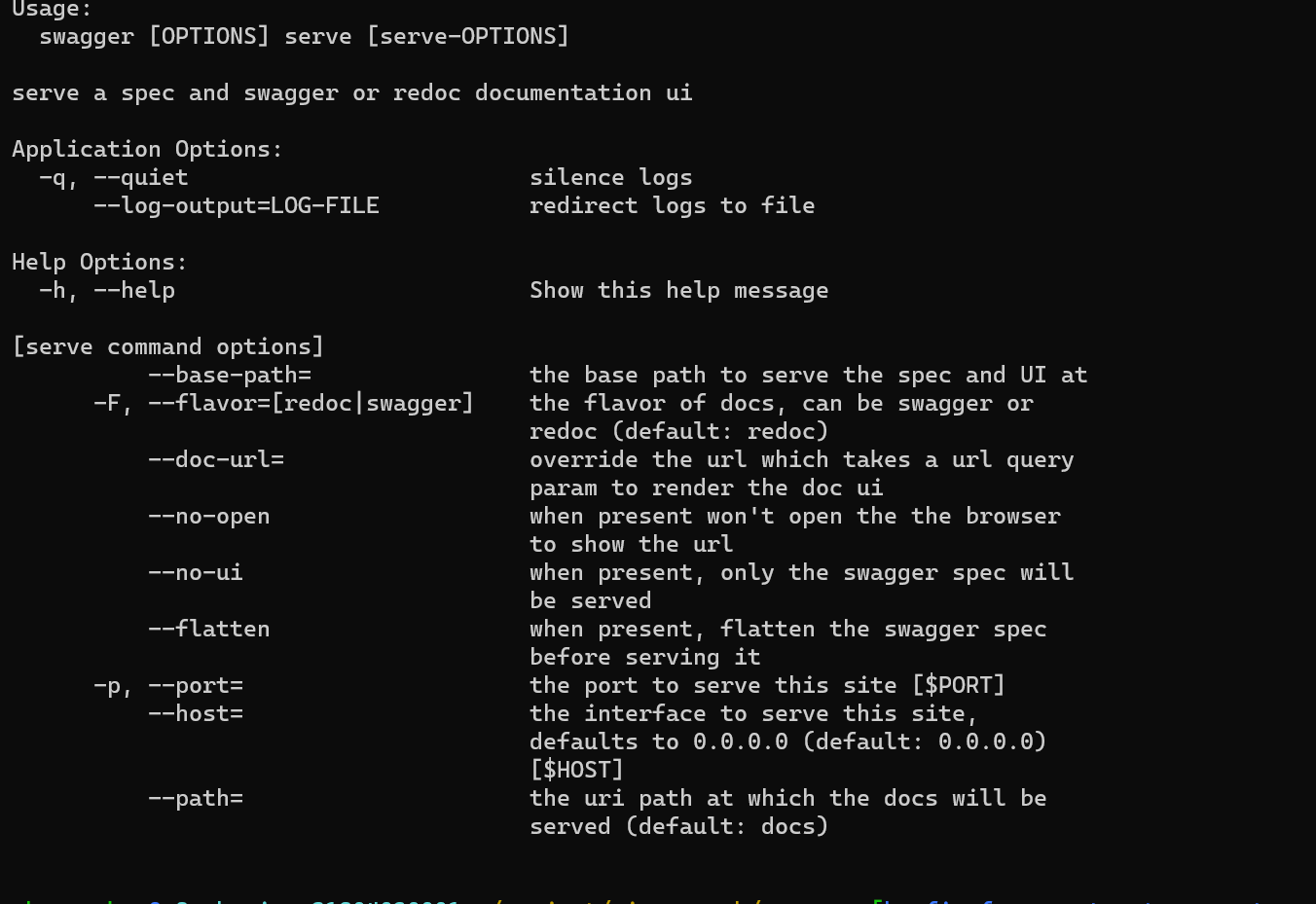 cannot swagger server from a container · Issue 2656 · goswagger/goswagger · GitHub