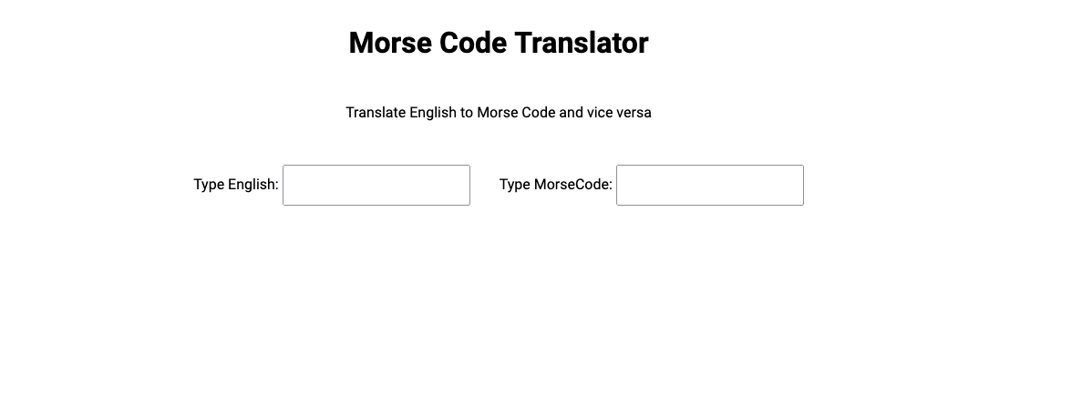 GitHub - Benyamin428/MorseCodeTranslator-TDD