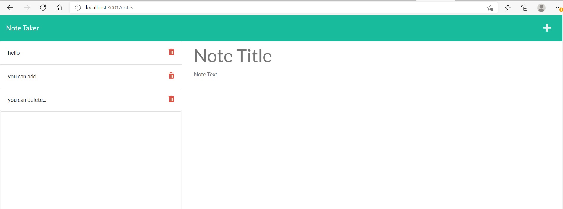 GitHub - TyGBenjamin/Quick-Note: Application that allows users to ...