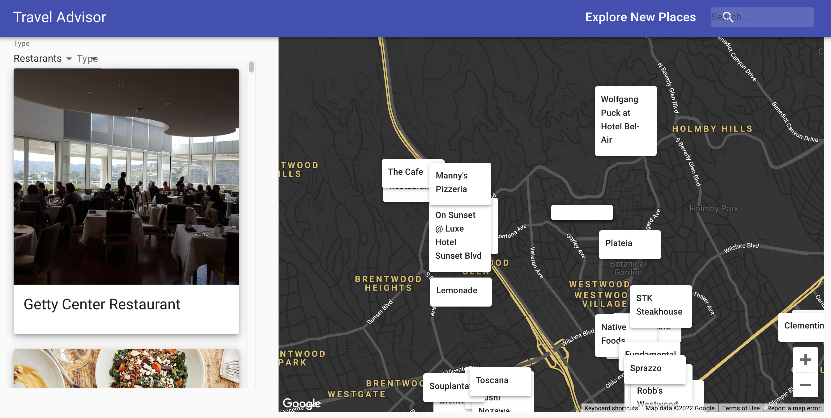 GitHub - tmag1/FoodDiscoveryApp: Web application that recommends local ...