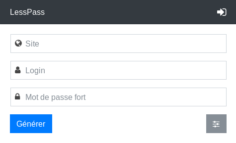 New Design · Issue #320 · lesspass/lesspass · GitHub