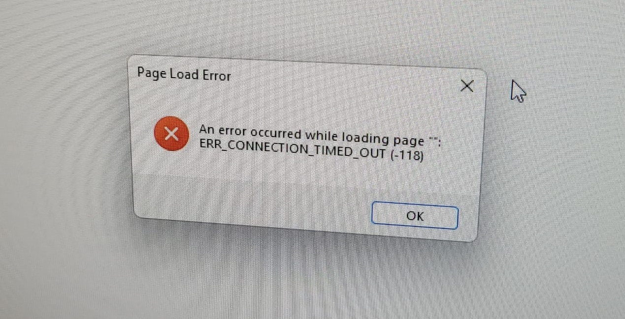 Page load error during the exam · SafeExamBrowser seb-win-refactoring ...