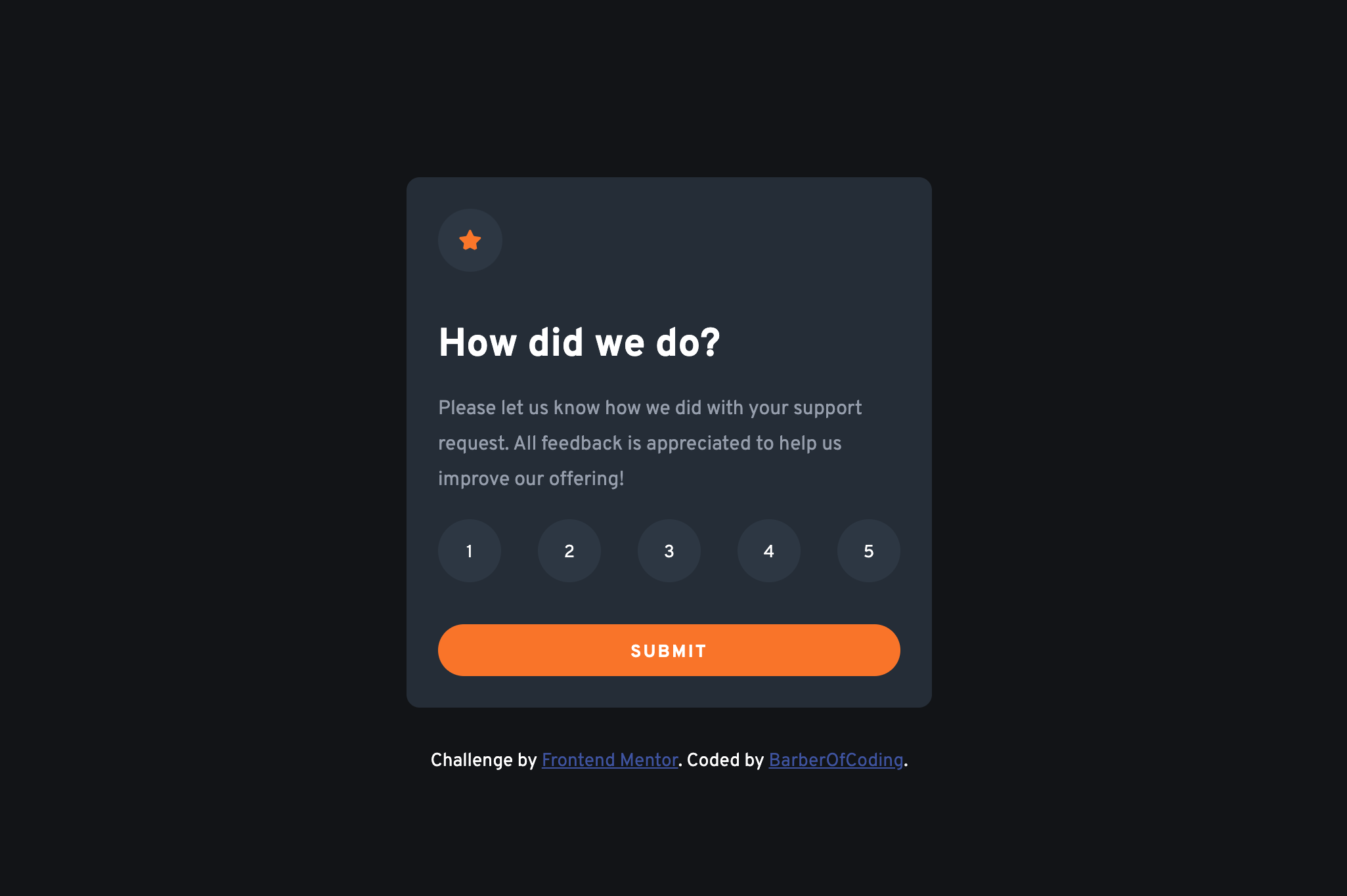 GitHub - BarberOfCoding/Interactive-Rating-Component · GitHub