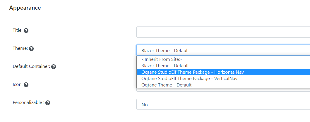 Multiple Layouts and Containers in a Theme package. · Issue #1180 ...