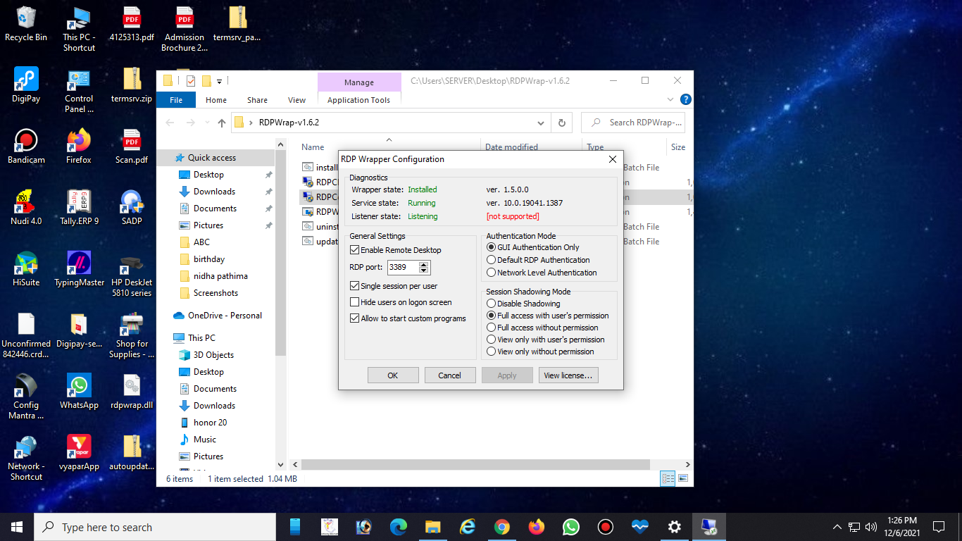 not suoptersd · Issue #1647 · stascorp/rdpwrap · GitHub