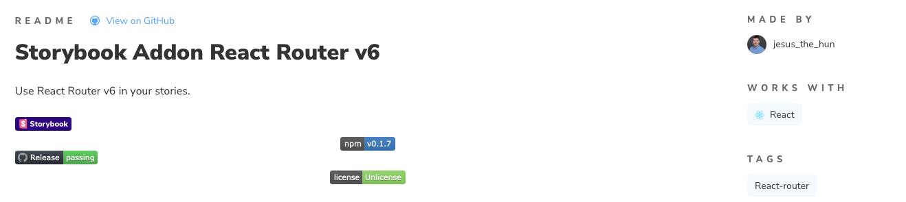 Badges in addon README displayed weirdly · Issue #560 · storybookjs ...