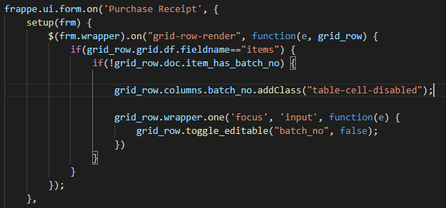 Trigger event on grid row activate · Issue #15014 · frappe/frappe · GitHub