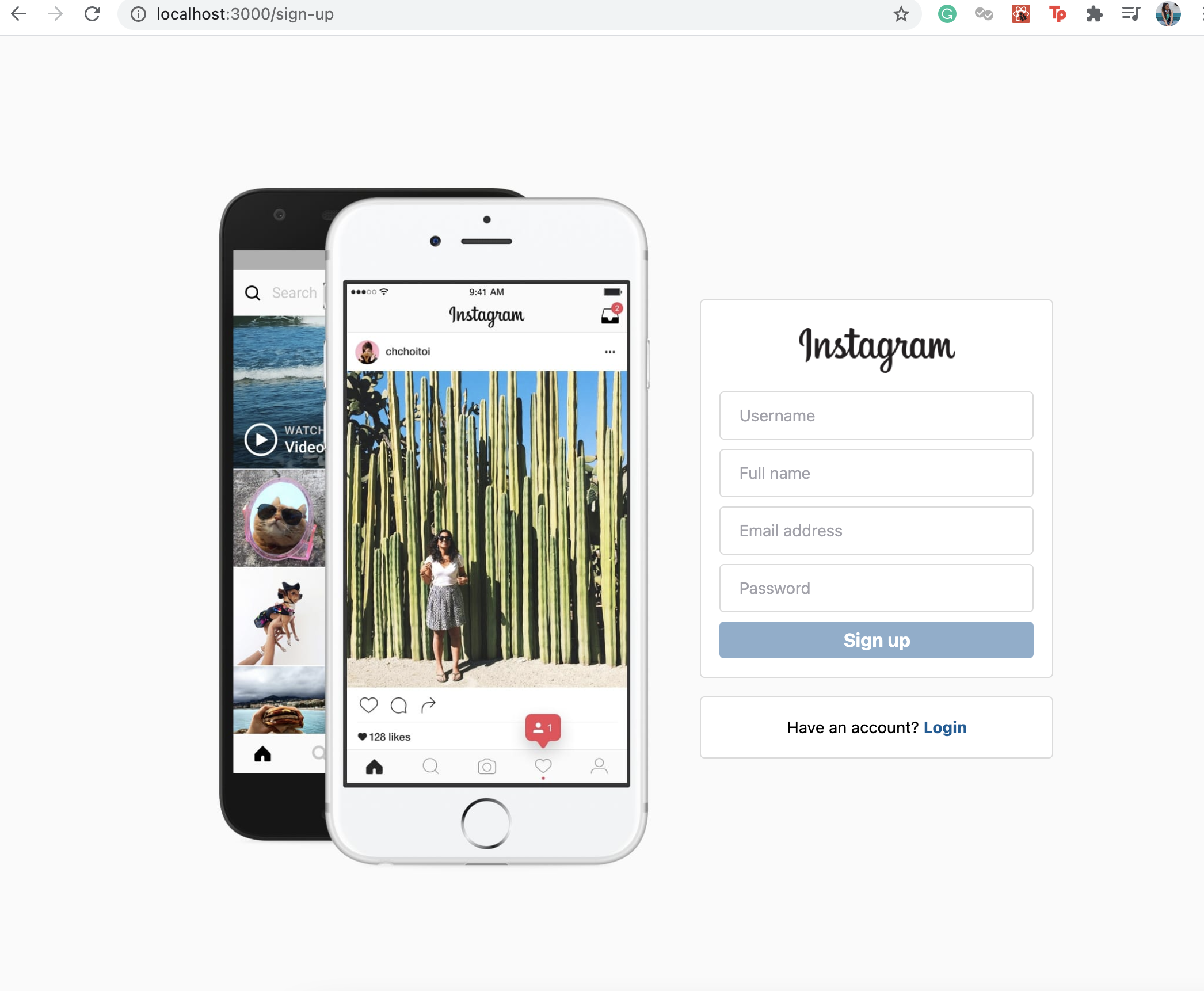 GitHub - shalakasomani/instagram: Building Instagram from Scratch Using ...