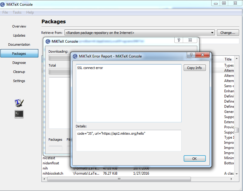 21.8: Package installation failure · Issue #975 · MiKTeX/miktex · GitHub