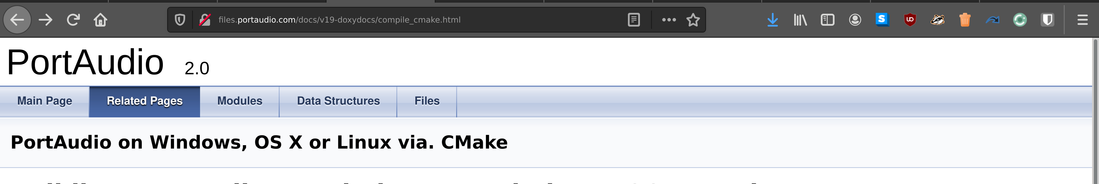 has no SSL certificate · Issue 2 · PortAudio/portaudio