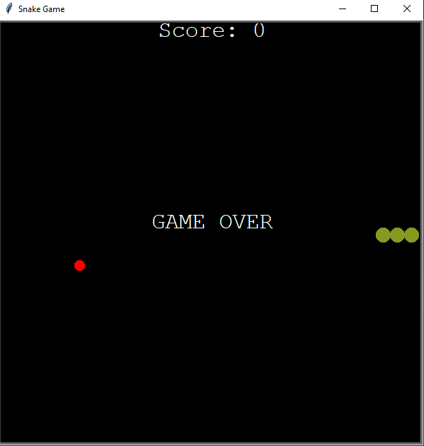GitHub - LachezarStamenov/snake_game_app: Snake game using Turtle ...