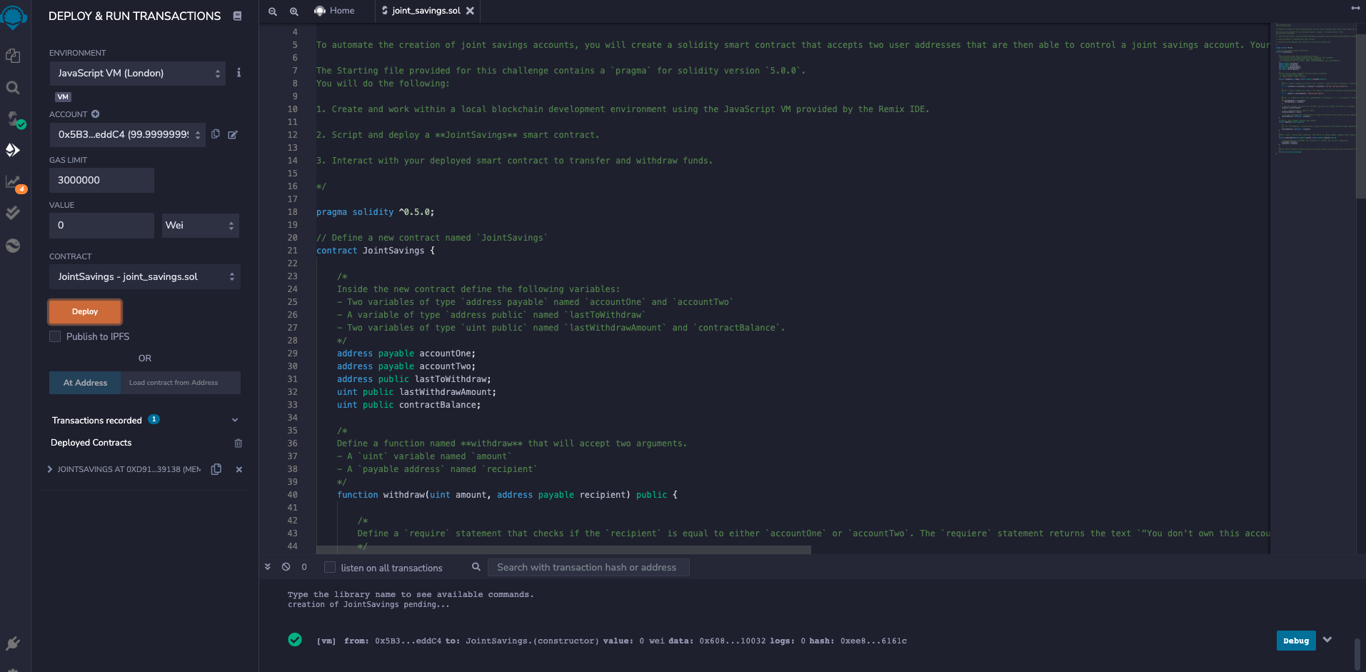 GitHub - mightymiklas/jsa_solidity: UW FINTECH 2021-22 MODULE XX Challenge