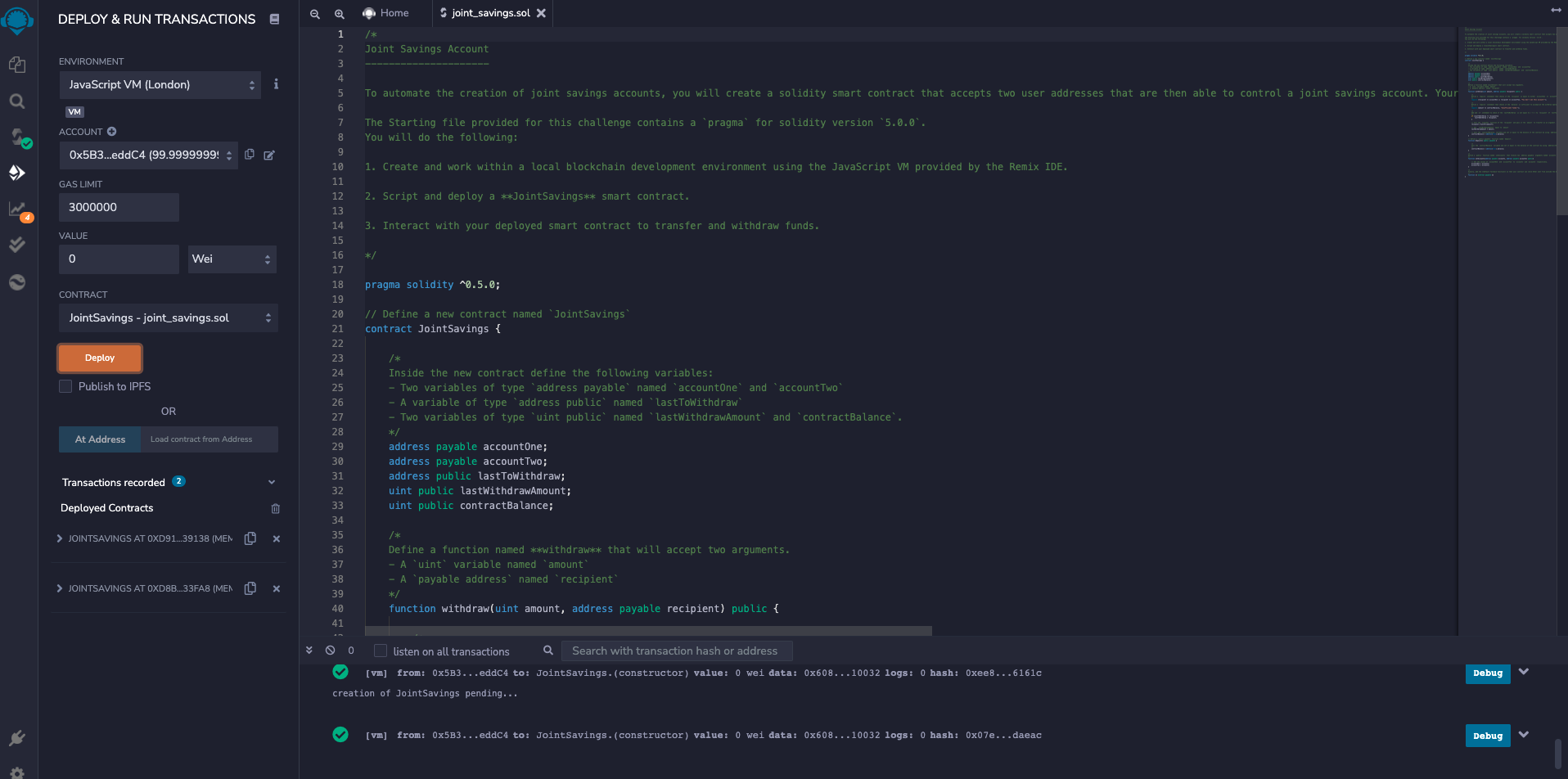 GitHub - mightymiklas/jsa_solidity: UW FINTECH 2021-22 MODULE XX Challenge