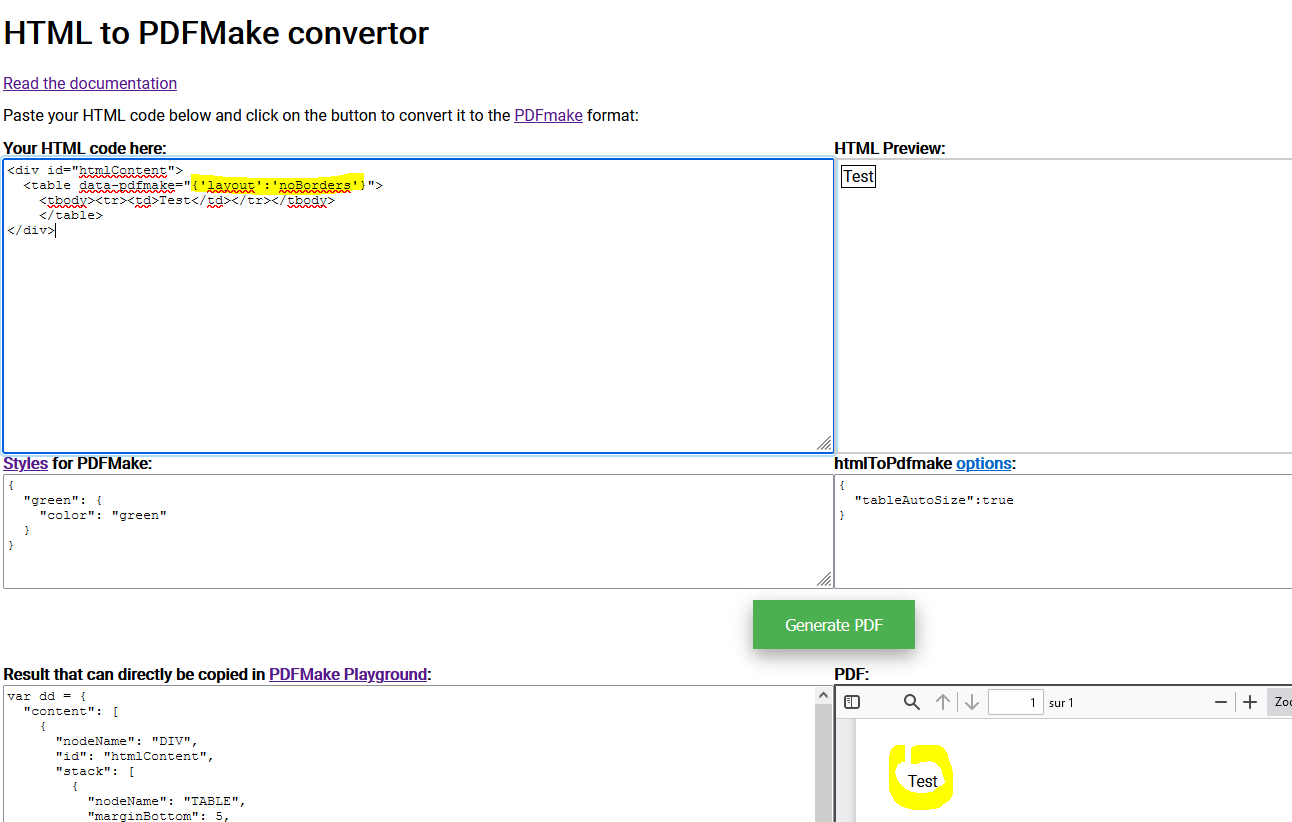 Table Border setting not working · Issue #123 · Aymkdn/html-to-pdfmake ...