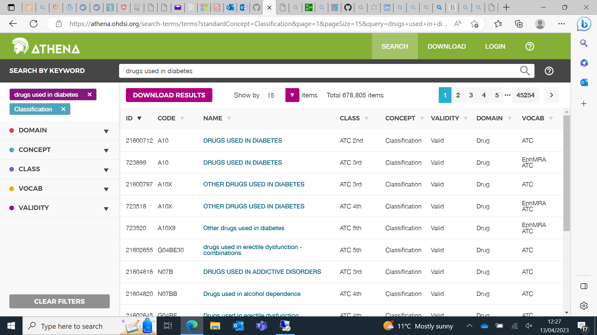 EphMRA ATC levels versus ATC levels · Issue 800 · OHDSI/Vocabularyv5