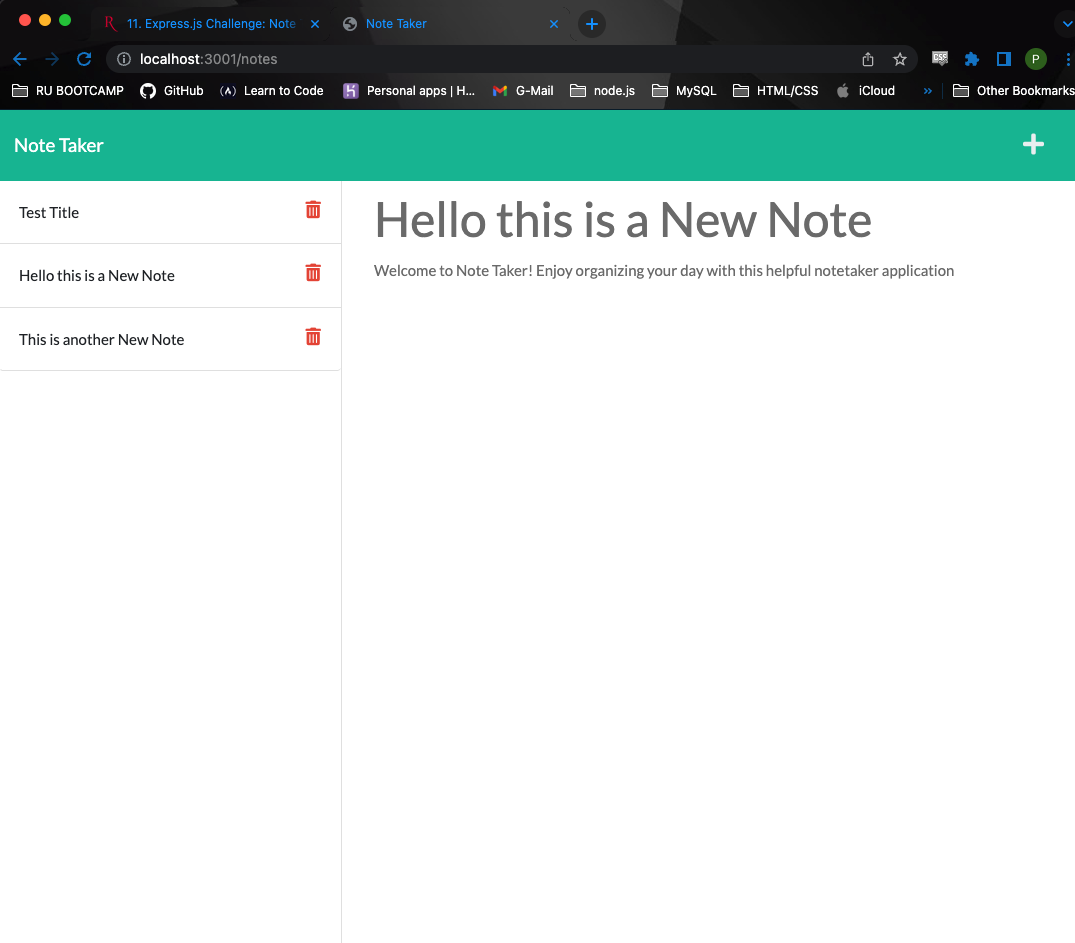 GitHub - pciongoli/NOTe-again: Note Taker