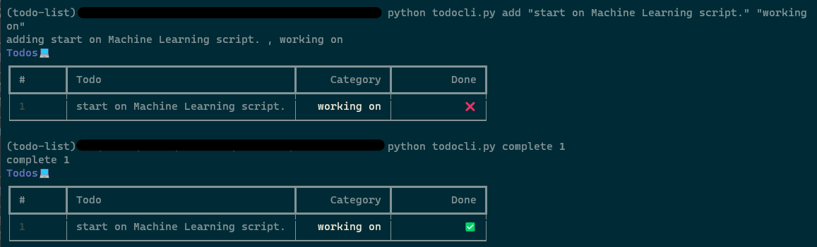 GitHub - cameronmitchell18/cli-todo-list: Command Line Interface Todo List