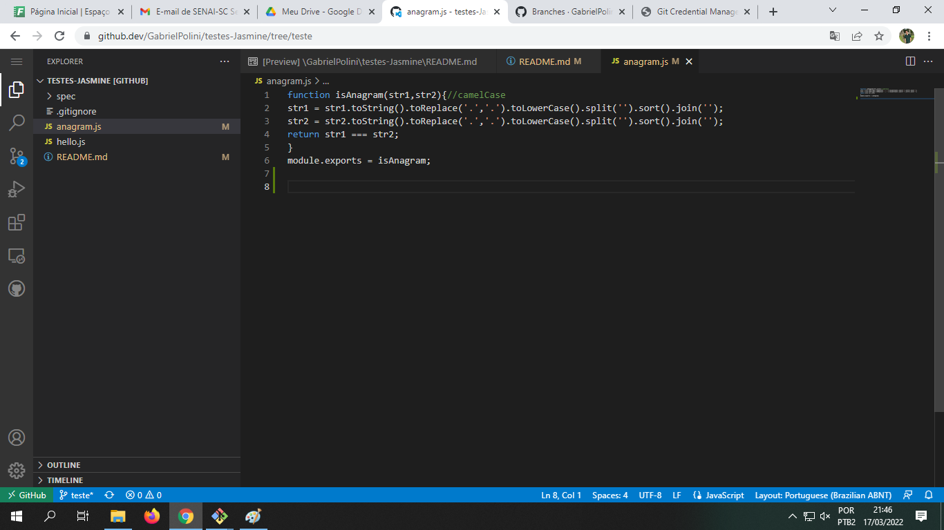 GitHub - GabrielPolini/testes-Jasmine: Repositório de testes ...