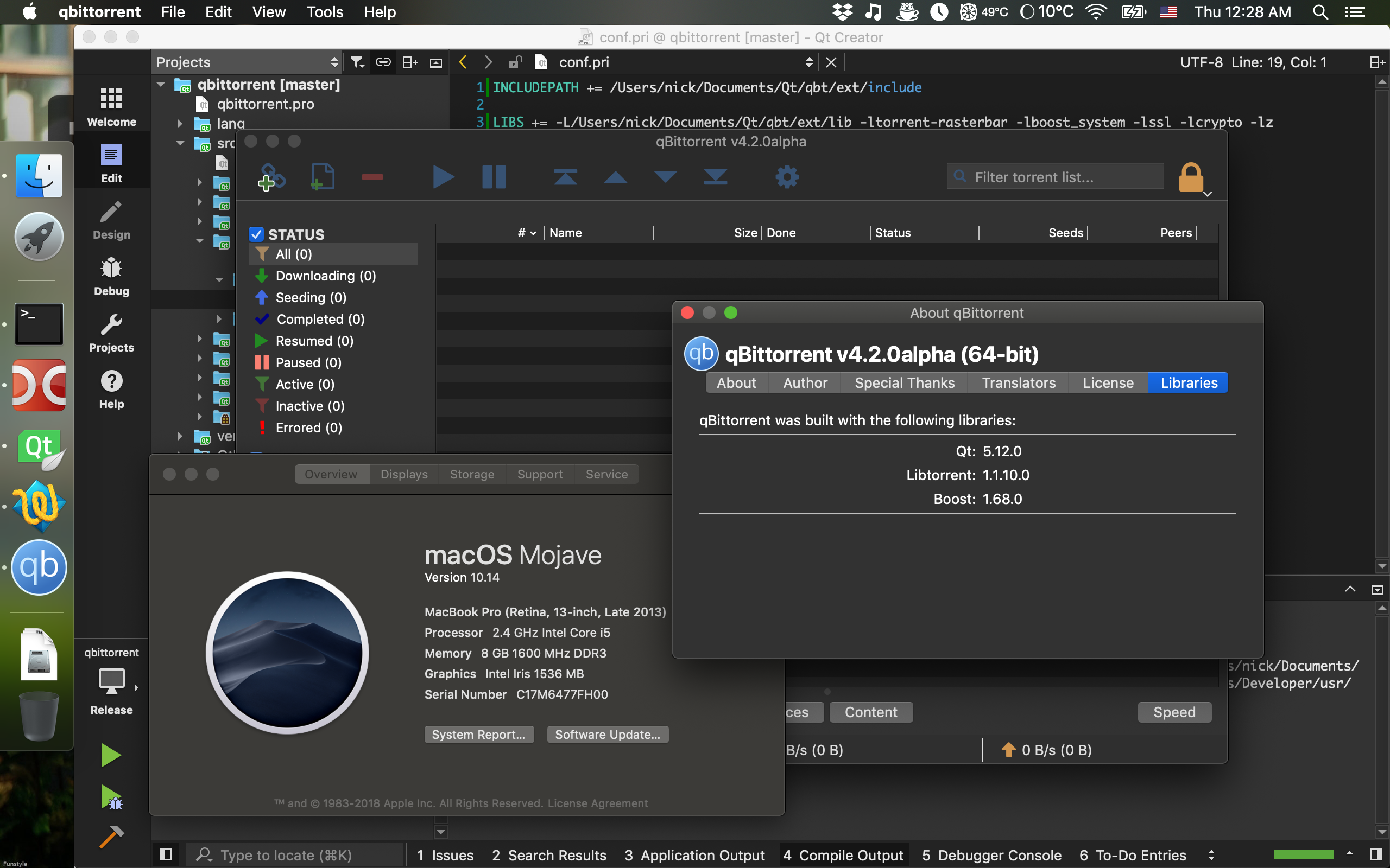 dark theme qbittorrent