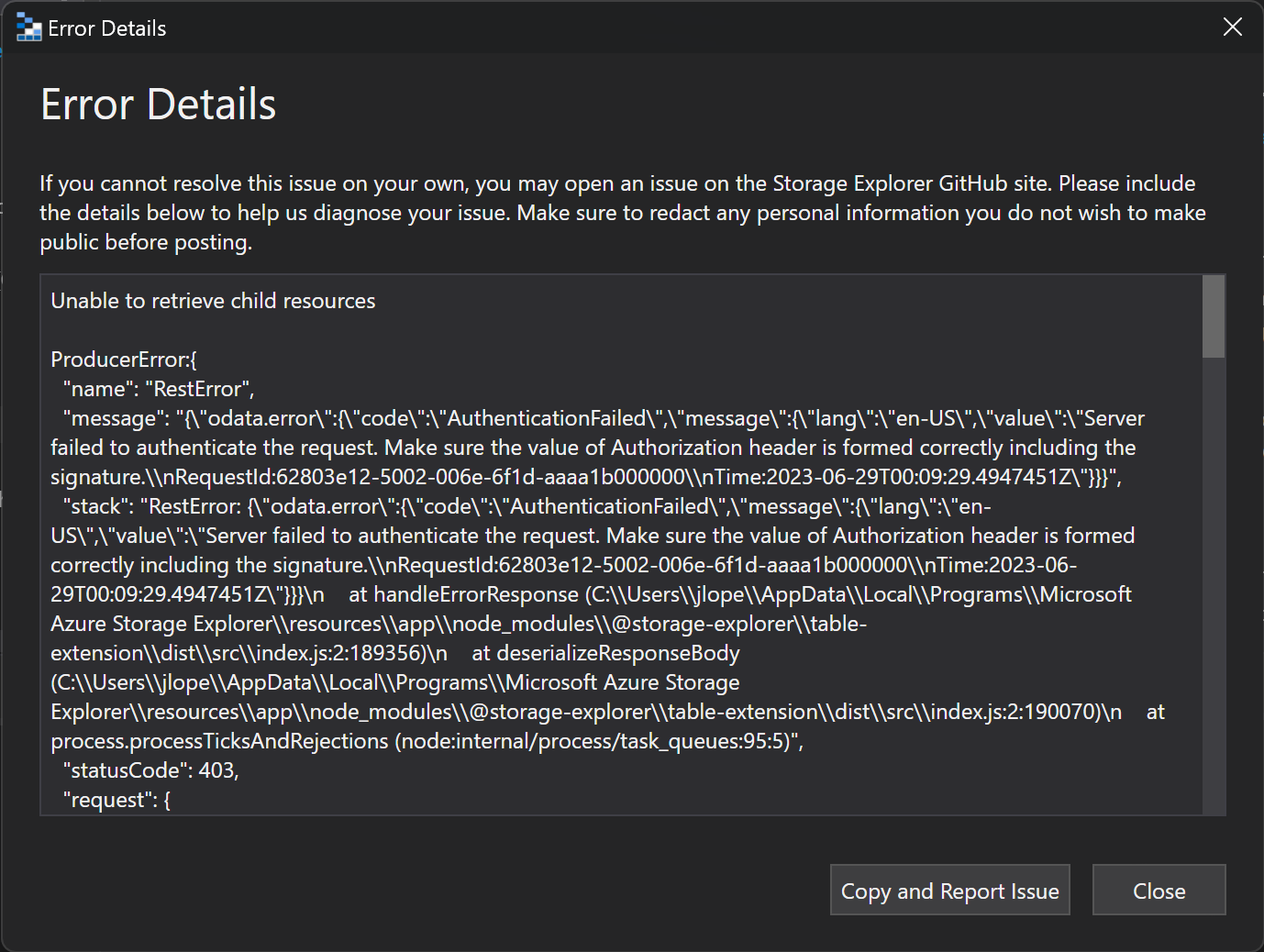 Unable to retrieve child resources · Issue 7030 · microsoft