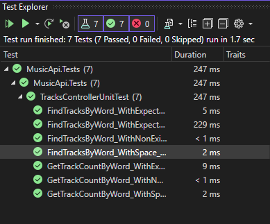 Running Tests in Visual Studio