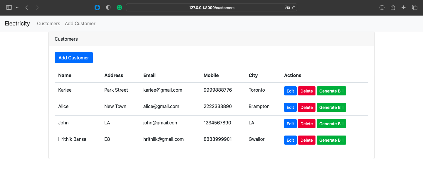 GitHub - Hrithik1122/Electricity: Laravel Electricity bill generator ...
