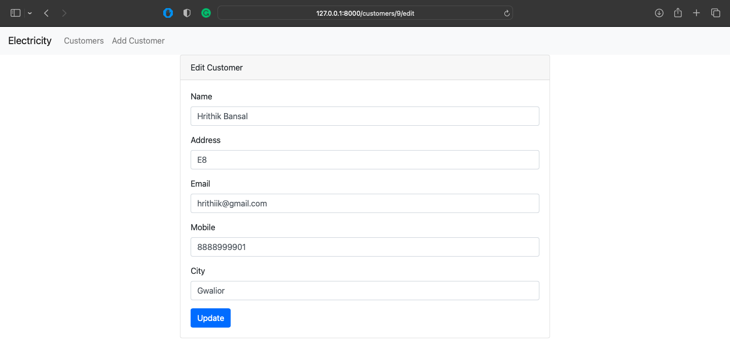 GitHub - Hrithik1122/Electricity: Laravel Electricity bill generator ...