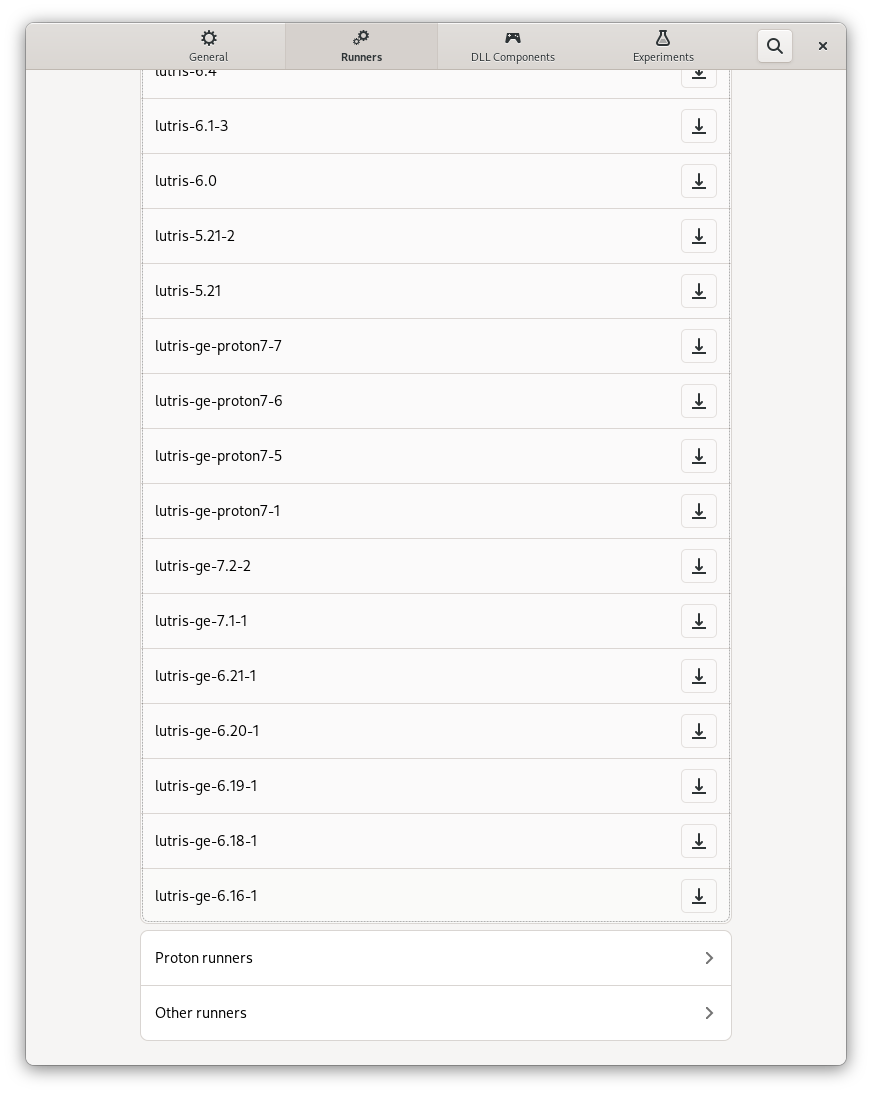 [Request] Download Wine/Proton Versions · Issue 1251 · bottlesdevs/Bottles · GitHub