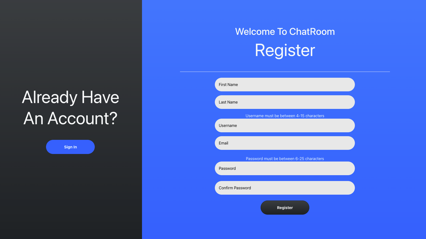 GitHub - tgm00re/ChatRoomProject: Chat Room Project Re-deployment