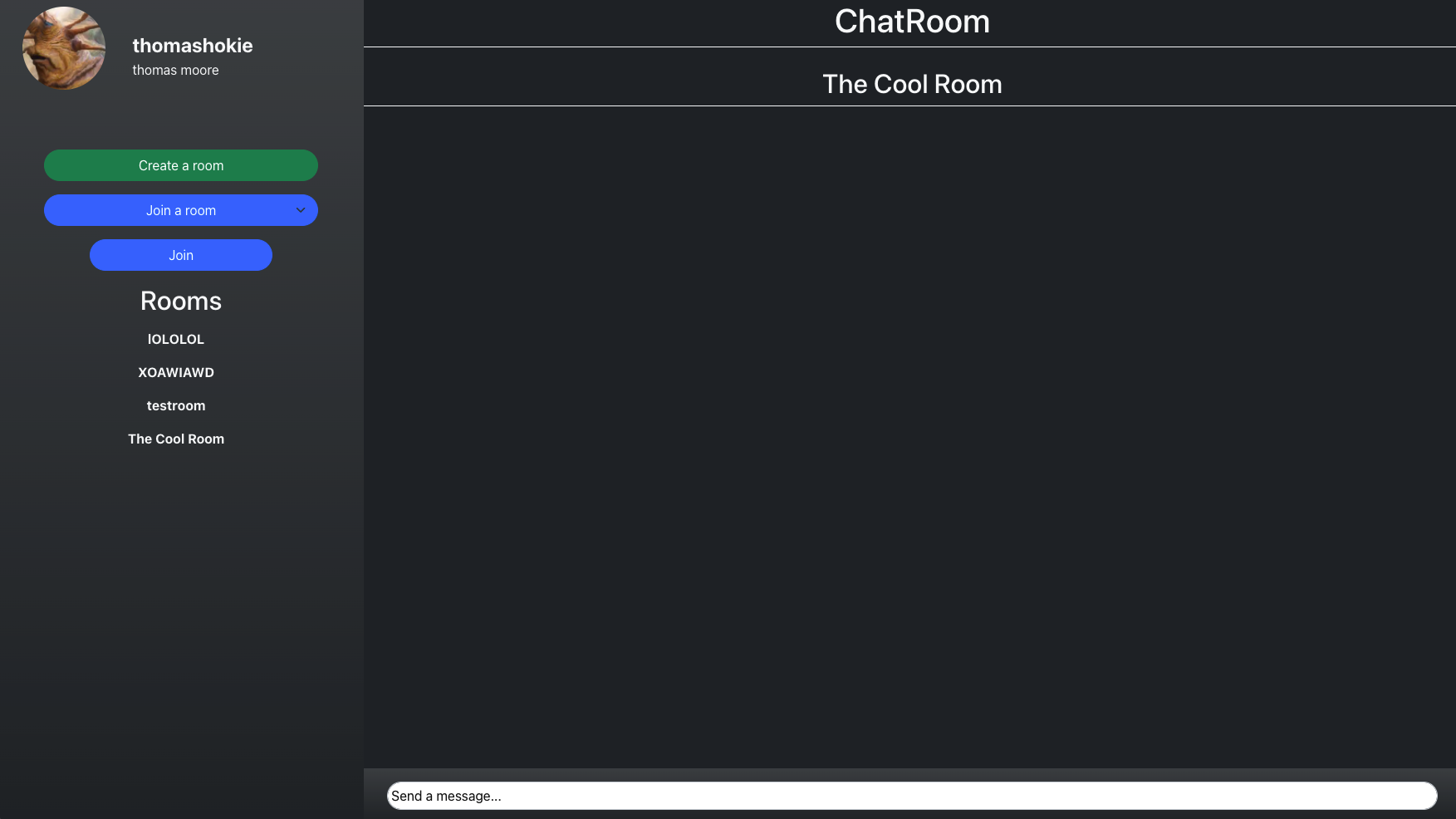 GitHub - tgm00re/ChatRoomProject: Chat Room Project Re-deployment