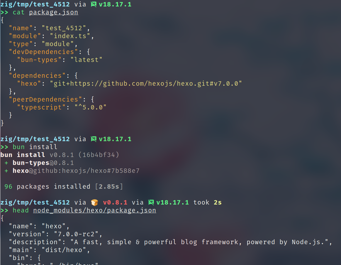 Unable to install package using github url like npm pnpm issue 4512
