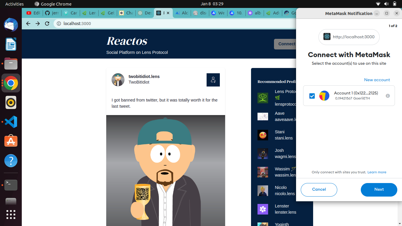 GitHub - jerrymusaga/reactos-with-lens: A decentralized social platform ...
