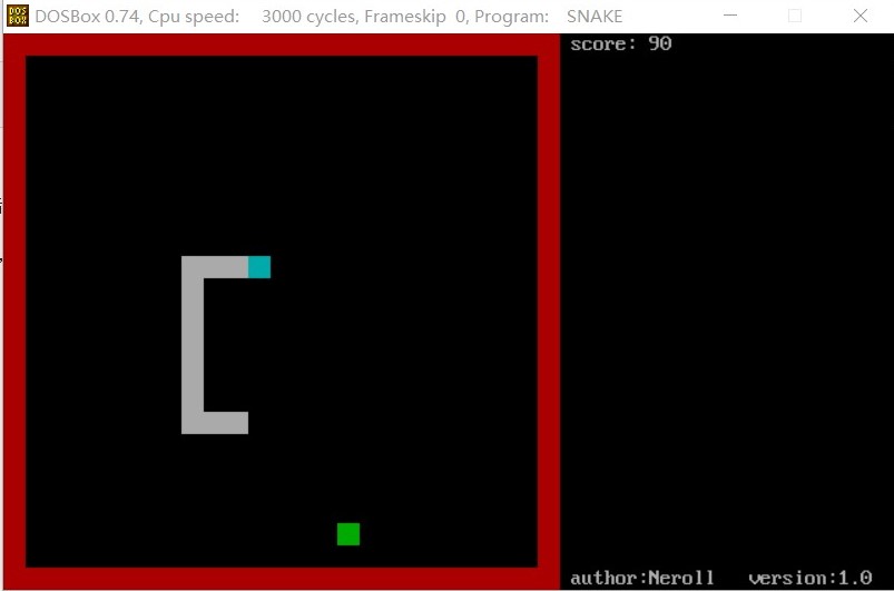 GitHub - neroll-2021/assembly-snake: a snake game made by assembly
