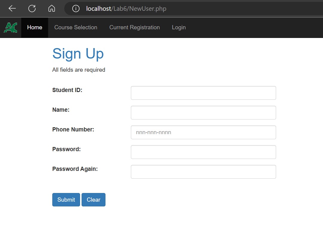Github Neehav Course Registration A Php Application For Course