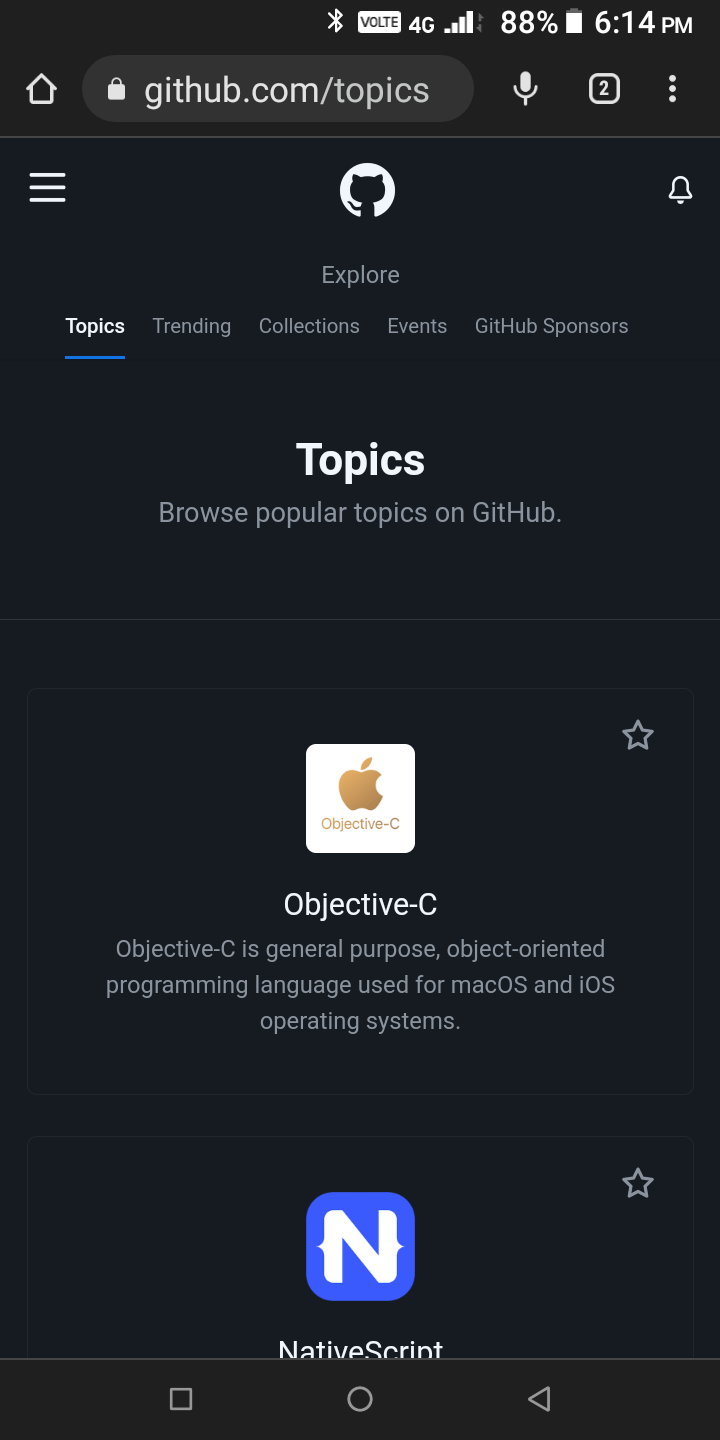 Topics on mobile · community · Discussion #21187 · GitHub