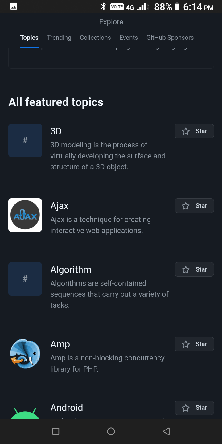 Topics on mobile · community · Discussion #21187 · GitHub