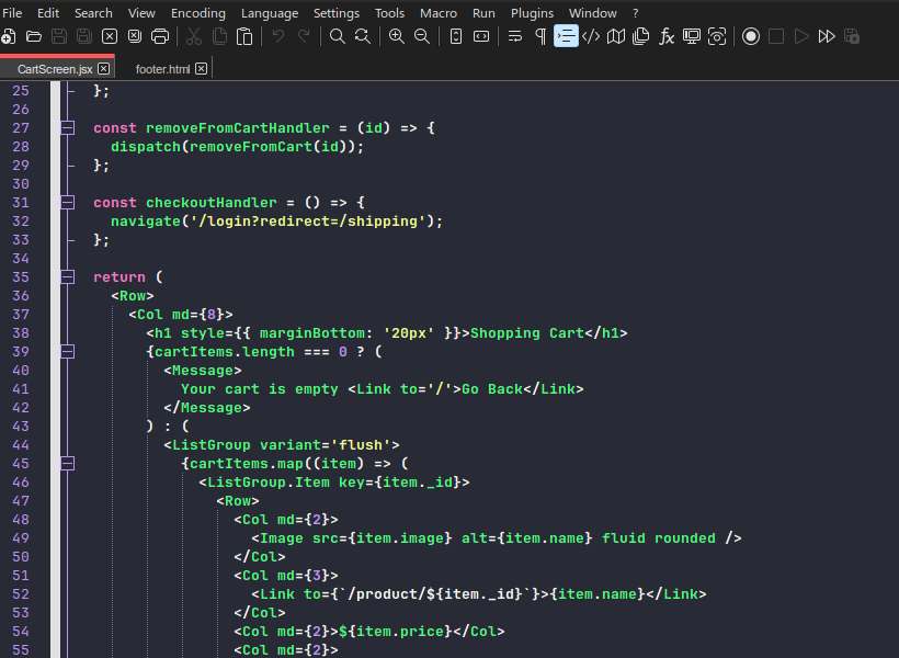 jsx tag color probelm · Issue 47 · dracula/notepadplusplus · GitHub