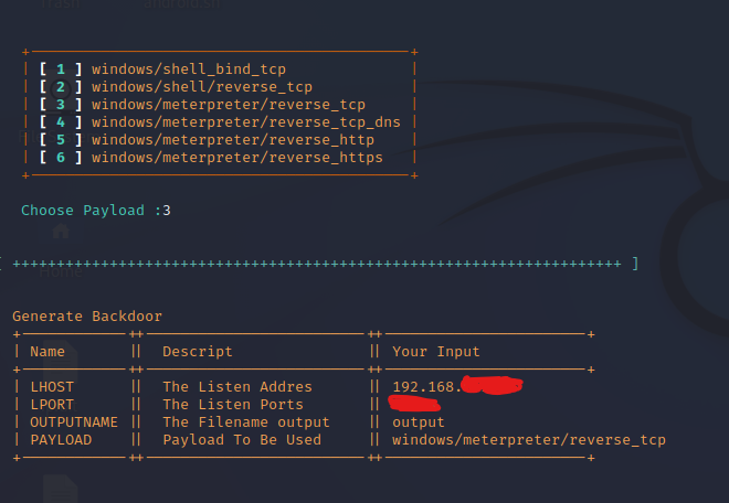 Error while Compiling payload · Issue #682 · screetsec/TheFatRat · GitHub