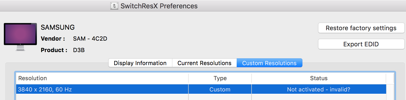 switchresx 1080i interlaced 59.94