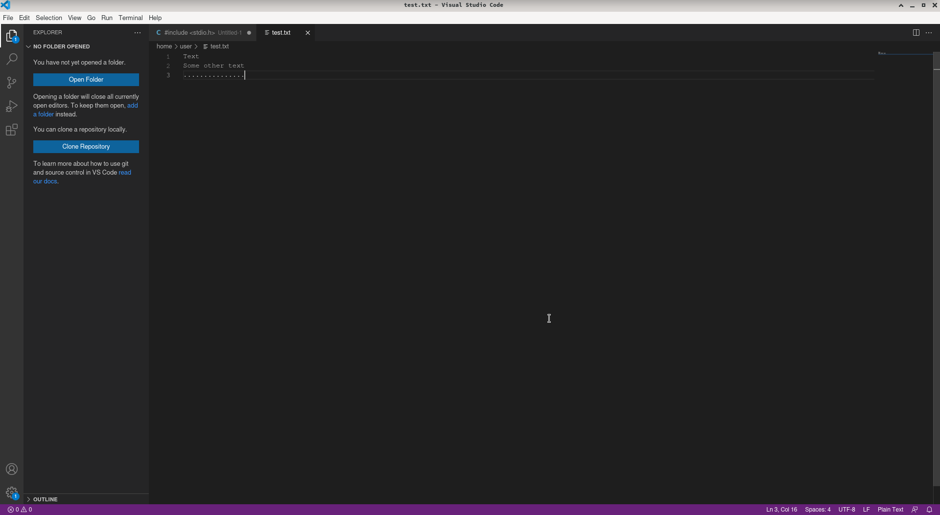 Code region is always inactive · Issue #144694 · microsoft/vscode · GitHub