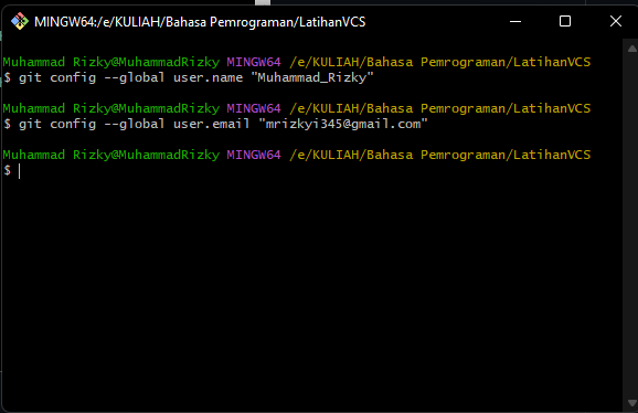 GitHub - mrizky19/LatihanVCS