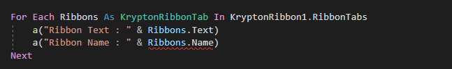 [Question]: Is there any reason why we can't access a `KryptonRibbonTab ...