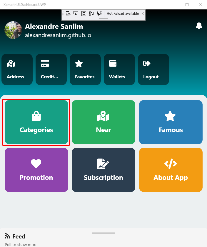 back in UWP doesn't work · Issue #1 · alexandresanlim/xamarin-dashboard ...