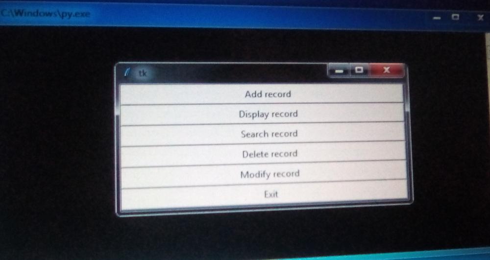 WHEN GUI OF PROGRAM WILL OPEN THEN FIRSTLY YOU ADD RECORD THEN USE ...