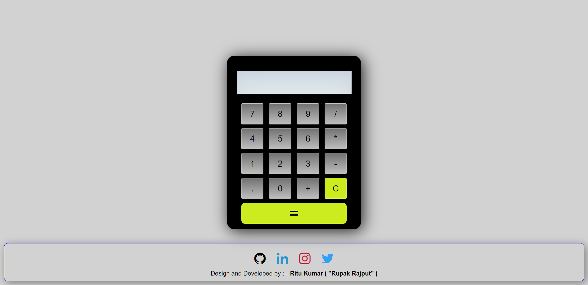 GitHub - Rupakrajput19/Calculator