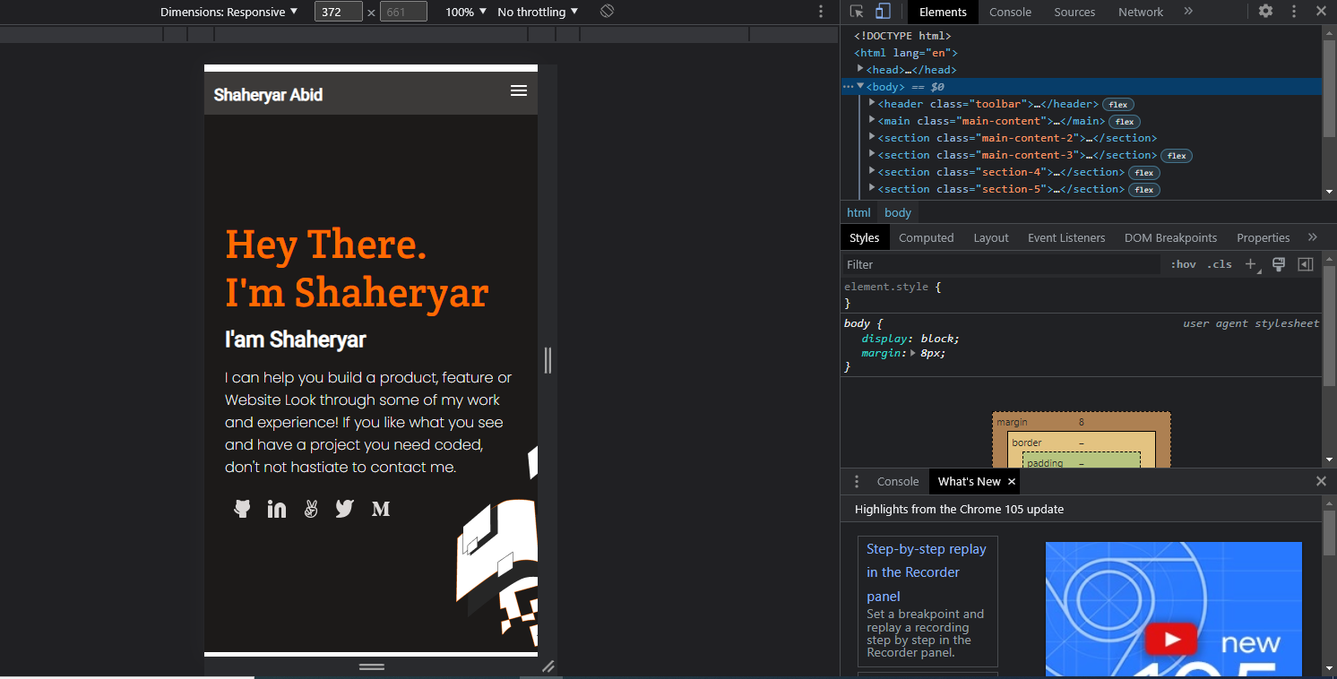 GitHub - Shaheryar0054/Portfolio-setup-and-mobile-first: In this I am ...